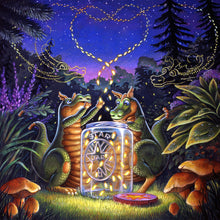 Load image into Gallery viewer, Diamond Painting - Full Round - firefly dinosaur (40*40CM)
