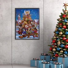 Load image into Gallery viewer, Diamond Painting - Full Square - Christmas dog (30*40CM)
