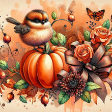 Load image into Gallery viewer, AB Diamond Painting - Full Round - Pumpkin bird (30*30CM)
