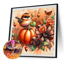 Load image into Gallery viewer, AB Diamond Painting - Full Round - Pumpkin bird (30*30CM)
