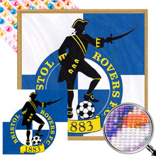 Load image into Gallery viewer, AB Diamond Painting - Full Round - bristol rangers football club (40*40CM)
