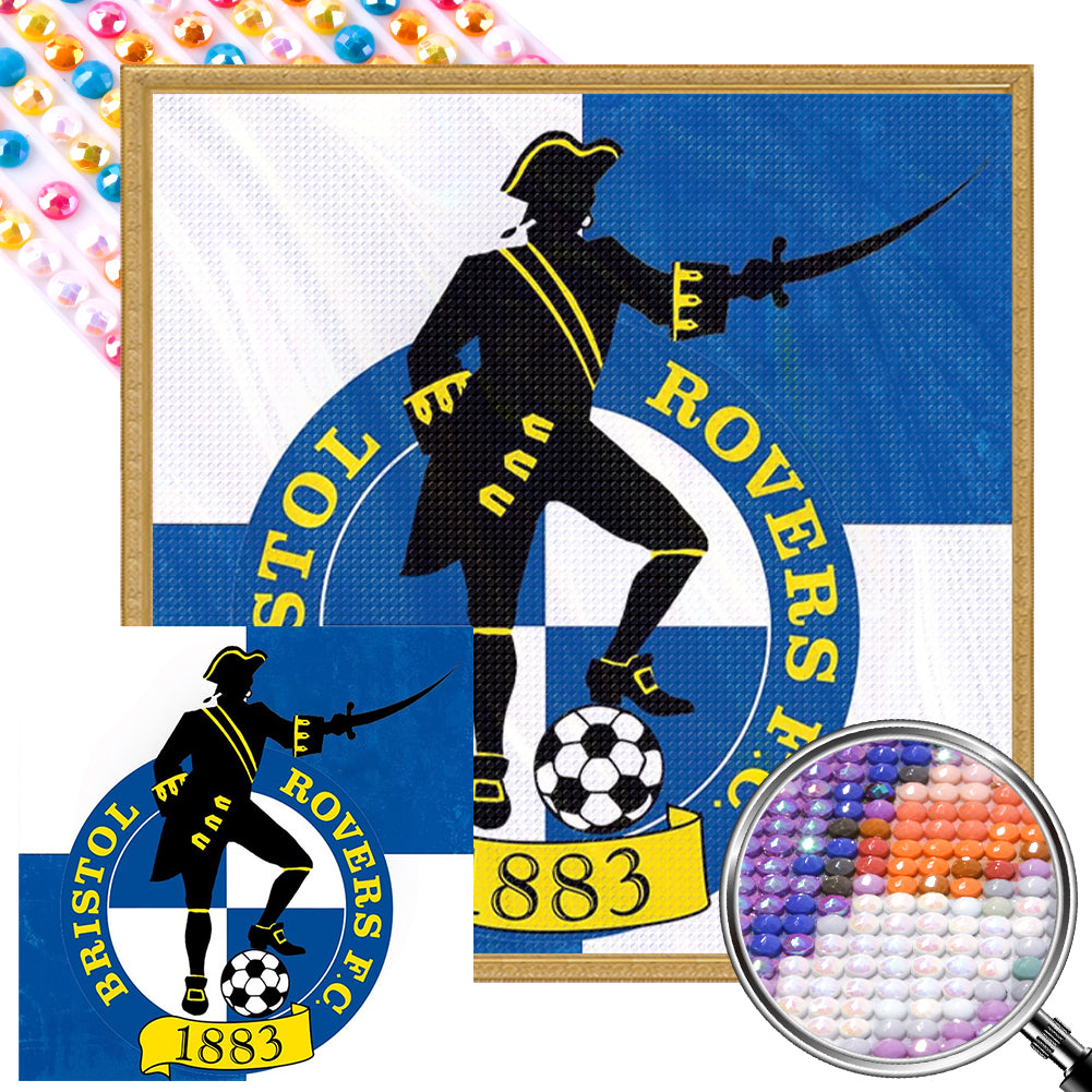 AB Diamond Painting - Full Round - bristol rangers football club (40*40CM)