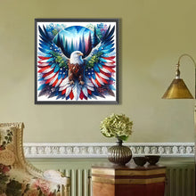Load image into Gallery viewer, AB Diamond Painting - Full Round - forest eagle spreading wings (40*40CM)
