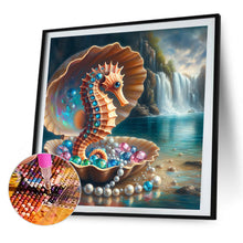 Load image into Gallery viewer, AB Diamond Painting - Full Round - shell pearl seahorse (40*40CM)
