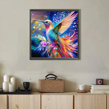Load image into Gallery viewer, AB Diamond Painting - Full Round - floral hummingbird (40*40CM)
