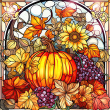 Load image into Gallery viewer, AB Diamond Painting - Full Round - autumn pumpkin (40*40CM)
