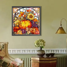 Load image into Gallery viewer, AB Diamond Painting - Full Round - autumn pumpkin (40*40CM)
