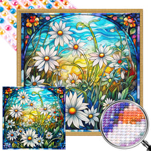 Load image into Gallery viewer, AB Diamond Painting - Full Round - white daisy (40*40CM)
