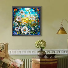 Load image into Gallery viewer, AB Diamond Painting - Full Round - white daisy (40*40CM)
