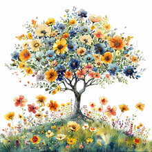Load image into Gallery viewer, AB Diamond Painting - Full Round - flower tree (40*40CM)

