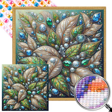 Load image into Gallery viewer, AB Diamond Painting - Full Round - green leaves (40*40CM)
