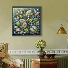 Load image into Gallery viewer, AB Diamond Painting - Full Round - green leaves (40*40CM)
