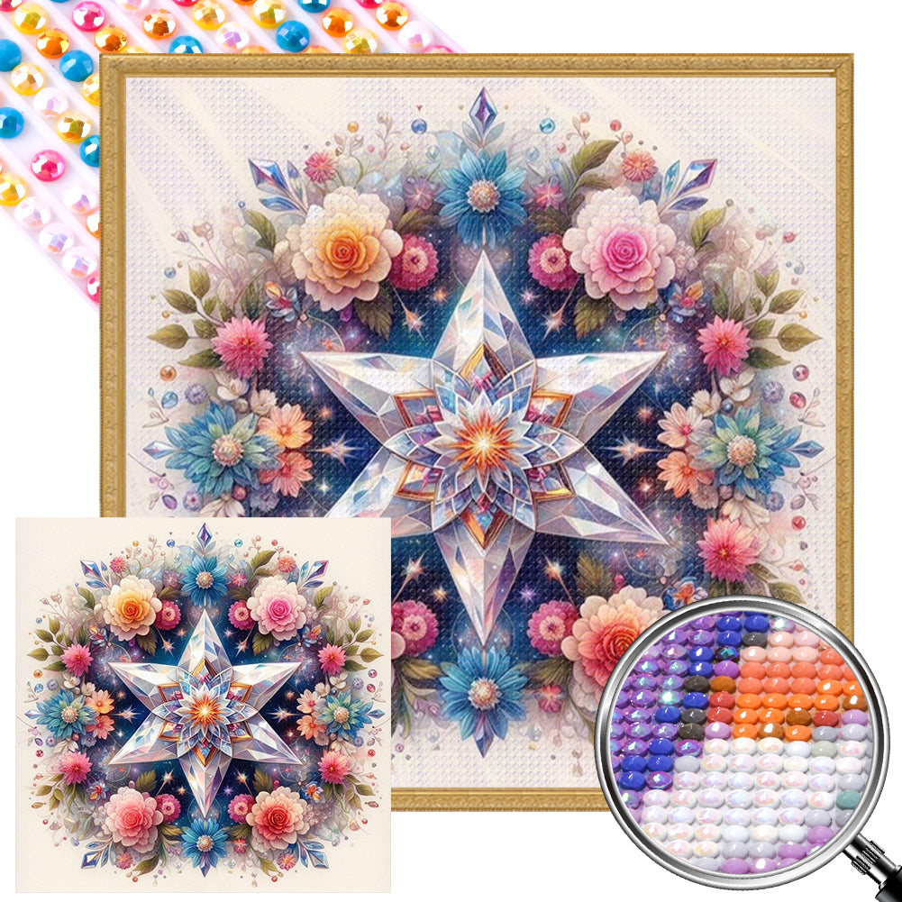 AB Diamond Painting - Full Round - Hua Cong Xing (40*40CM)