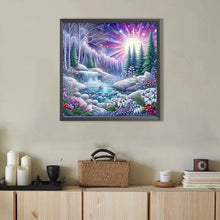 Load image into Gallery viewer, AB Diamond Painting - Full Round - flowers river sunshine (40*40CM)
