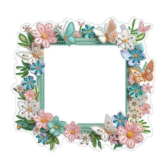Special Shape Floral Table Top Diamond Painting Frame Kits for Home Office Decor