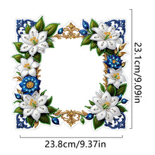 Load image into Gallery viewer, Special Shape Floral Table Top Diamond Painting Frame Kits for Home Office Decor
