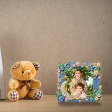 Load image into Gallery viewer, Special Shape Floral Table Top Diamond Painting Frame Kits for Home Office Decor
