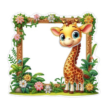 Load image into Gallery viewer, Special Shape Floral Table Top Diamond Painting Frame Kits for Home Office Decor
