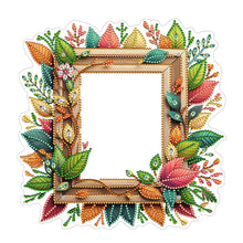 Load image into Gallery viewer, Special Shape Floral Table Top Diamond Painting Frame Kits for Home Office Decor
