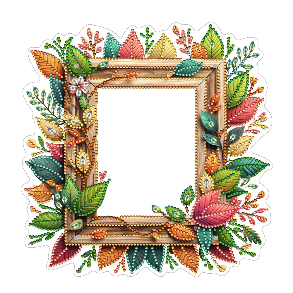 Special Shape Floral Table Top Diamond Painting Frame Kits for Home Office Decor