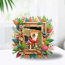 Load image into Gallery viewer, Special Shape Floral Table Top Diamond Painting Frame Kits for Home Office Decor
