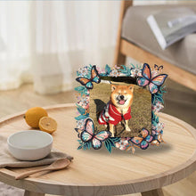 Load image into Gallery viewer, Special Shape Floral Table Top Diamond Painting Frame Kits for Home Office Decor
