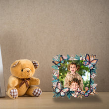 Load image into Gallery viewer, Special Shape Floral Table Top Diamond Painting Frame Kits for Home Office Decor
