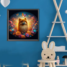 Load image into Gallery viewer, Diamond Painting - Full Round - Butterfly, flower, puppy (40*40CM)
