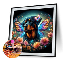 Load image into Gallery viewer, Diamond Painting - Full Round - Butterfly, flower, puppy (40*40CM)

