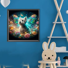 Load image into Gallery viewer, Diamond Painting - Full Round - Butterfly, flower, puppy (40*40CM)
