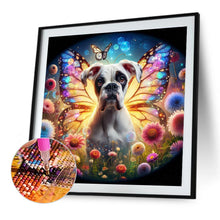 Load image into Gallery viewer, Diamond Painting - Full Round - Butterfly, flower, puppy (40*40CM)
