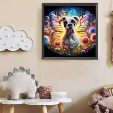 Load image into Gallery viewer, Diamond Painting - Full Round - Butterfly, flower, puppy (40*40CM)
