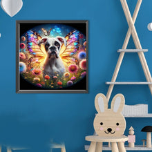 Load image into Gallery viewer, Diamond Painting - Full Round - Butterfly, flower, puppy (40*40CM)
