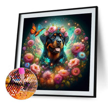 Load image into Gallery viewer, Diamond Painting - Full Round - Butterfly, flower, puppy (40*40CM)
