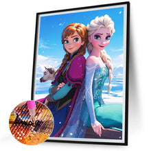 Load image into Gallery viewer, Diamond Painting - Full Round - Ice and snow sisters (30*40CM)
