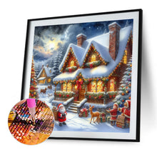 Load image into Gallery viewer, Diamond Painting - Full Round - Winter house (40*40CM)
