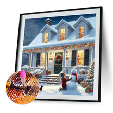 Load image into Gallery viewer, Diamond Painting - Full Round - Winter house (40*40CM)
