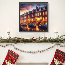 Load image into Gallery viewer, Diamond Painting - Full Round - Winter house (40*40CM)
