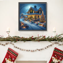 Load image into Gallery viewer, Diamond Painting - Full Round - Winter house (40*40CM)
