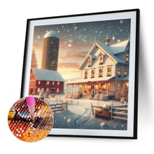 Load image into Gallery viewer, Diamond Painting - Full Round - Winter house (40*40CM)
