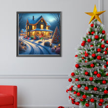 Load image into Gallery viewer, Diamond Painting - Full Round - Winter house (40*40CM)
