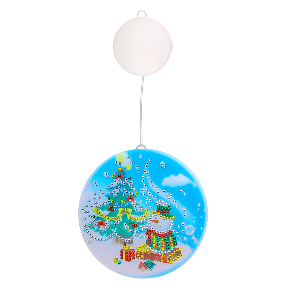 Double Sided Christmas Diamond Painting Battery Powered Chandelier for Home Room