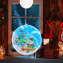 Load image into Gallery viewer, Double Sided Christmas Diamond Painting Battery Powered Chandelier for Home Room
