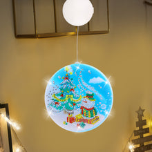 Load image into Gallery viewer, Double Sided Christmas Diamond Painting Battery Powered Chandelier for Home Room
