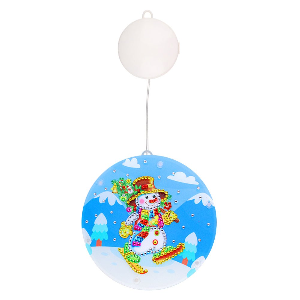 Double Sided Christmas Diamond Painting Battery Powered Chandelier for Home Room