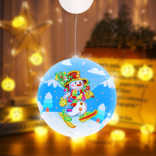Load image into Gallery viewer, Double Sided Christmas Diamond Painting Battery Powered Chandelier for Home Room
