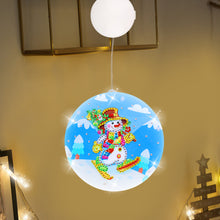 Load image into Gallery viewer, Double Sided Christmas Diamond Painting Battery Powered Chandelier for Home Room
