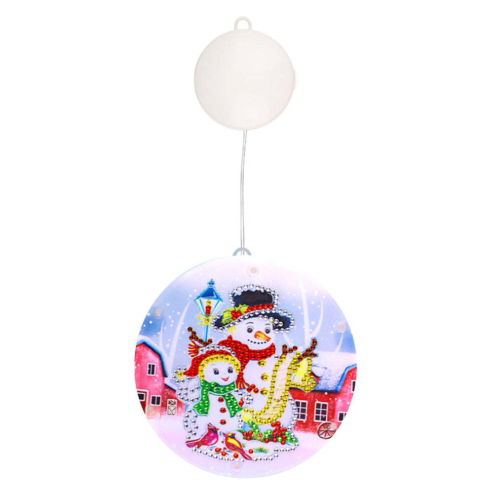 Double Sided Christmas Diamond Painting Battery Powered Chandelier for Home Room