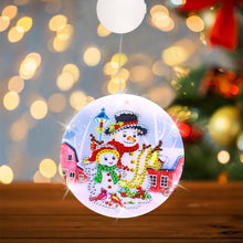 Load image into Gallery viewer, Double Sided Christmas Diamond Painting Battery Powered Chandelier for Home Room
