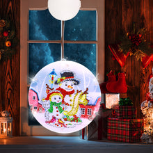 Load image into Gallery viewer, Double Sided Christmas Diamond Painting Battery Powered Chandelier for Home Room
